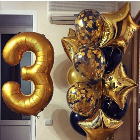 Композиция из шаров "Пуш"