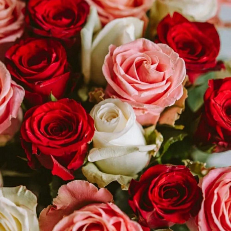 Букет цветов Розовая палитра - Фото 2