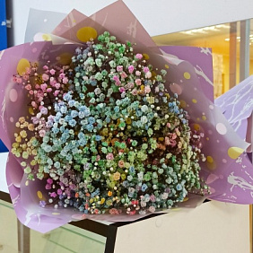 Букет цветов "Радуга" №169