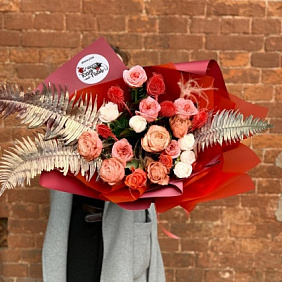 Букет цветов "Вместо слов"