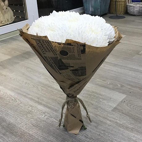 Букет цветов Снег - Фото 2