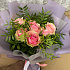 Букет из 5 роз с зеленью №160 - Фото 3