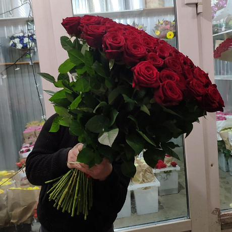 Букет цветов Красный хит - Фото 4