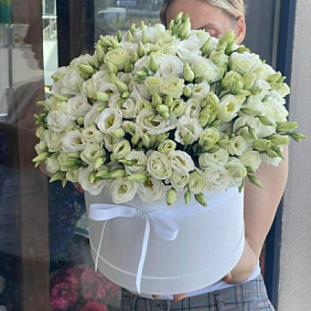 Эустома в коробке №165