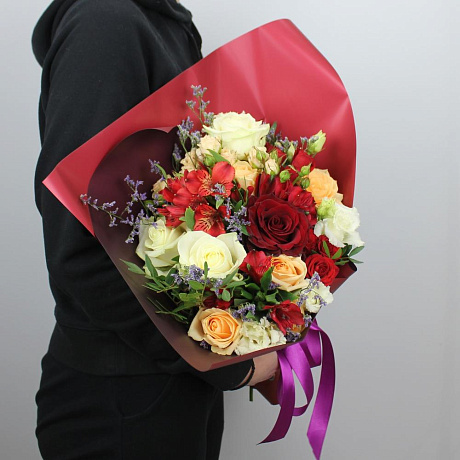 Букет цветов Рябиновые бусы - Фото 2