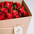 Букет цветов Розовый бал. Все в красном - Фото 3