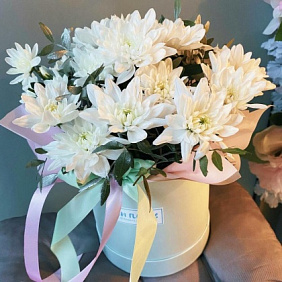 Цветы в коробке №728