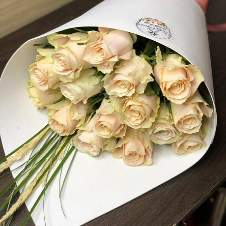 Букет Кремовый десерт №160 - Фото 4