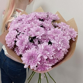 Букет кустовых хризантем №168