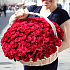 151  красная роза премиум в корзине (VIP) - Фото 2