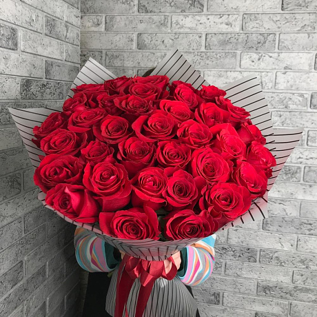 Букет из 51 розы VIP Колумбия - Фото 5