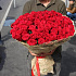 Роскошный букет из 101 красной розы №161 - Фото 3
