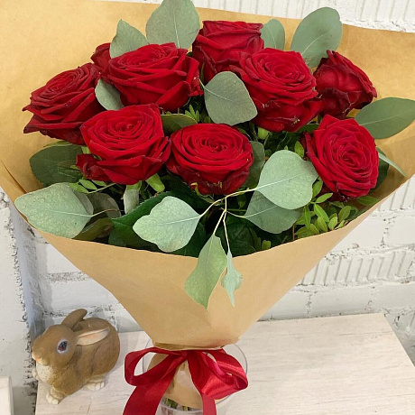 Розы в крафте №160 - Фото 2