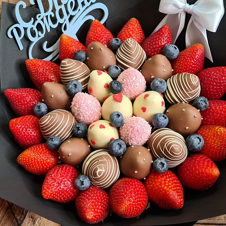 Букет  Ягодный дождь - Фото 2