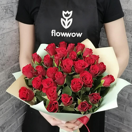 Букет цветов Сангрия №162 - Фото 5