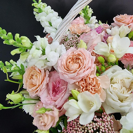 Корзина с цветами Лесная Нимфа - Фото 4