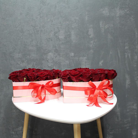 Букет цветов Два сердца - Фото 5