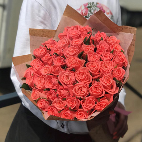 Букет из 51 розы №161 - Фото 6