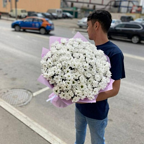 Букет цветов "Белый ангел" №160