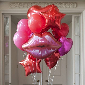 Композиция из шаров "Любовная фантазия"