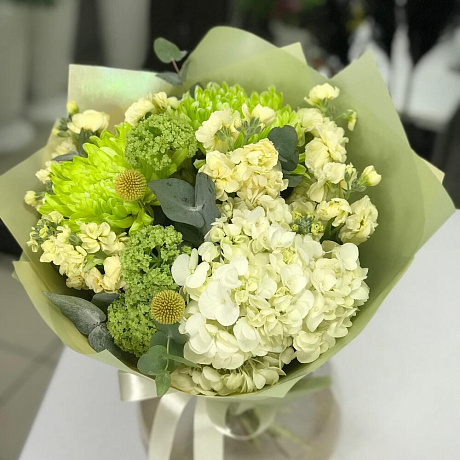 Букет цветов Утренняя свежесть №162 - Фото 3