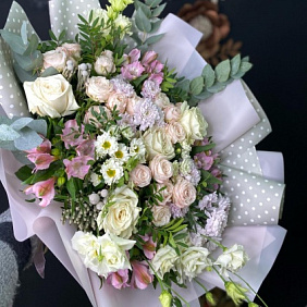 Букет цветов "Цветочная поляна" №163