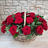 Корзина из 29 красных роз - Фото 4