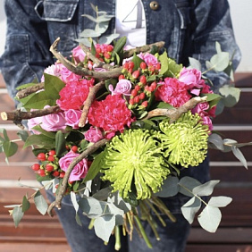 Букет цветов "Дыхание лета" №164
