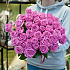 Букет из розовых роз (35) - Фото 3