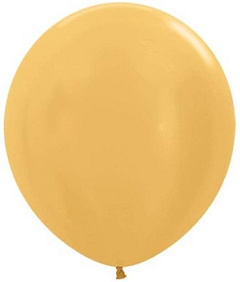Большой золотой шар - 76 см.