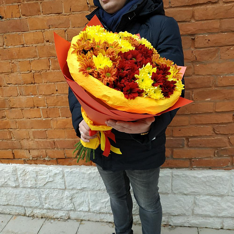 Букет цветов Пламя из искры - Фото 2