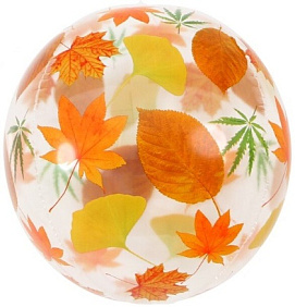 Воздушный шар "Кленовые листья" Баблс 60 см.