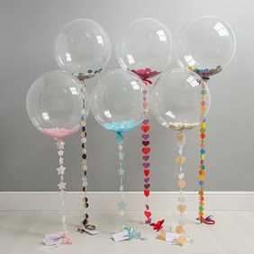 Композиция из прозрачных шаров "Сфера 3D Deco Bubble"