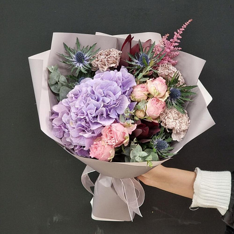 Авторский букет цветов № 115 - Фото 2