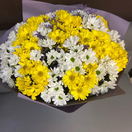 Букет цветов Солнечный №163 - Фото 3