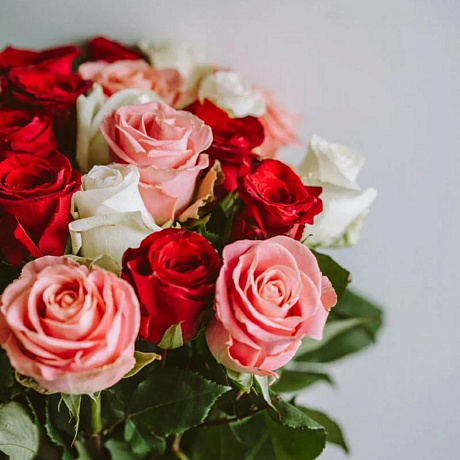 Букет цветов Розовая палитра - Фото 3