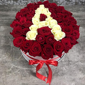 Коробка цветов на букву А