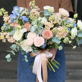 Букет цветов "Дыхание любви" №161