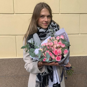 Монобукет из роз №162