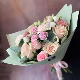 Букет цветов "Пастель" №162