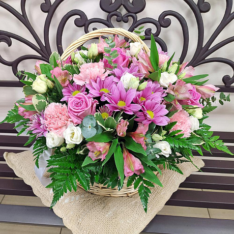 Корзина Розовый нектар - Фото 2