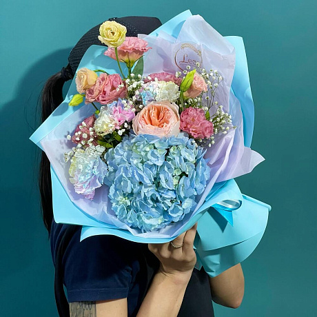 Букет цветов Радужная Джульетта - Фото 5