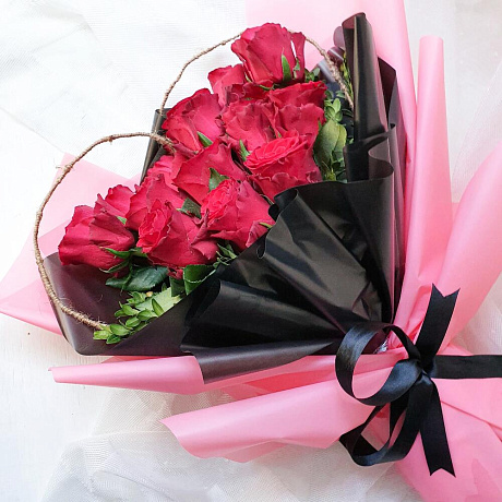 Букет из роз Сердечный - Фото 6