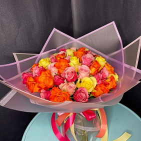 Монобукет из 61розы