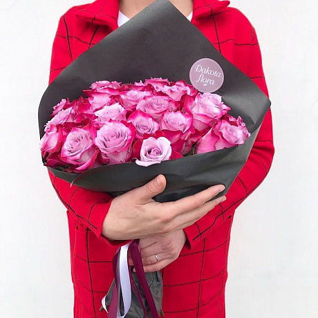 Букет цветов Дип Перпел - Фото 3