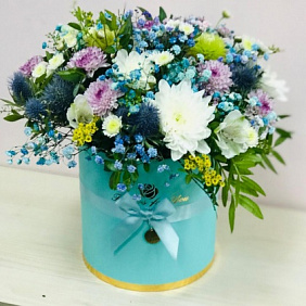 Цветы в коробке №855
