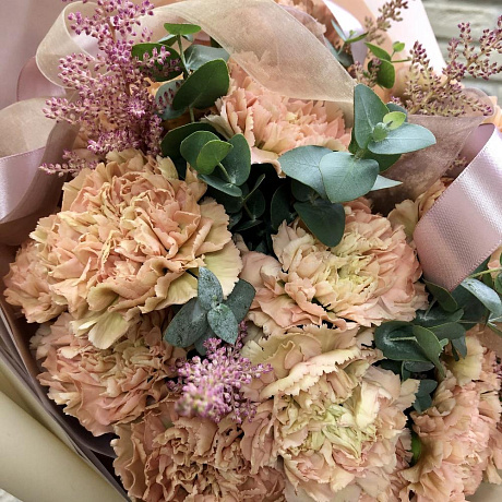 Австорский букет с диантусом в основе - Фото 6