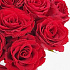 11 красных роз в шляпной коробке - Фото 5