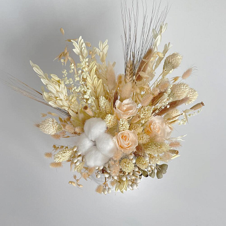 Букет цветов Теплый Rustic - Фото 2