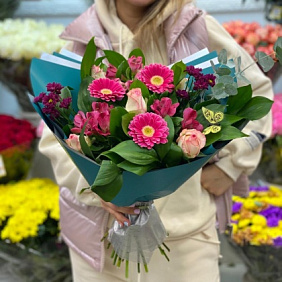 Букет "Малиновый джем" №164